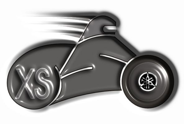 Click to view full size image
 ============== 
MY XS650 logo
Created this in Corel Draw and Paint.
