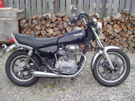 Click to view full size image
 ============== 
My first XS650 in 20 years!
Bike is basically stock with the exception of the shorty mufflers. Eventual plans are for a hardtail and springer front end, 70's style.
