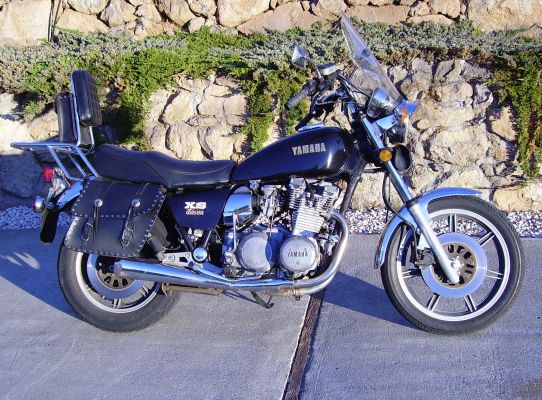 Click to view full size image
 ============== 
Rustbucket
The latest incarnation of the Rustbucket, my XS1100SF. Just turned 49,000 miles, still running perf.
Keywords: Rust