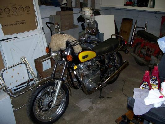 Click to view full size image
 ============== 
1979 650 F
As purchased $1005.  Seat is off of the 1976.
