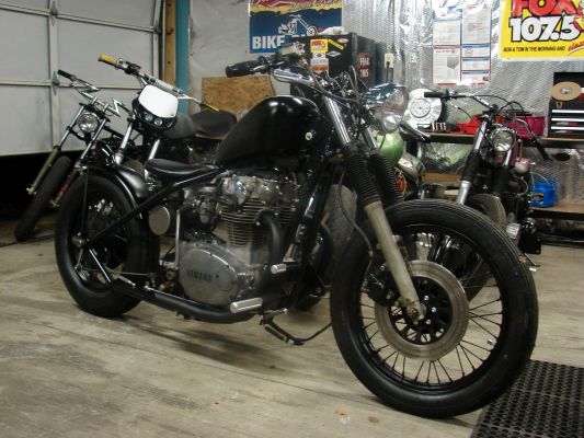 Click to view full size image
 ============== 
Bare Bones XS650 Basic Bobber
See more of this build and our others on www.pswcustoms.com
Keywords: XS650, XS650 HARDTAIL, XS650 BOBBER, XS650 HARDTAIL BOBBER