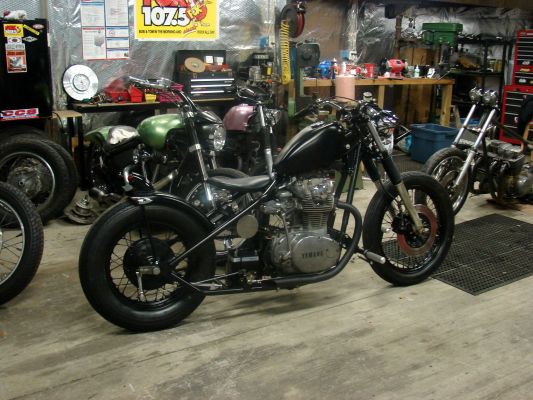 Click to view full size image
 ============== 
Bare Bones XS650 Basic Bobber
See more of this build and our others on www.pswcustoms.com
Keywords: XS650, XS650 HARDTAIL, XS650 BOBBER, XS650 HARDTAIL BOBBER