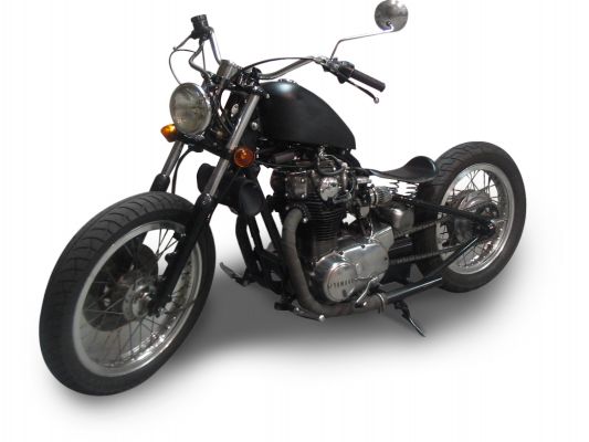 Click to view full size image
 ============== 
Anyone want to give this a rating?
My first XS650 build. Hope you dig it as much as I do.
